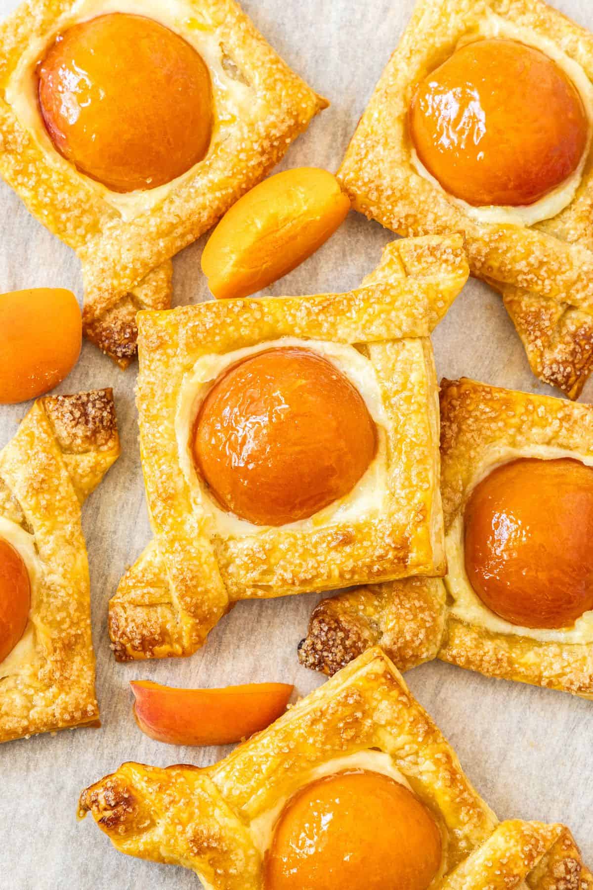 Apricot and Cream Cheese Puff Pastry