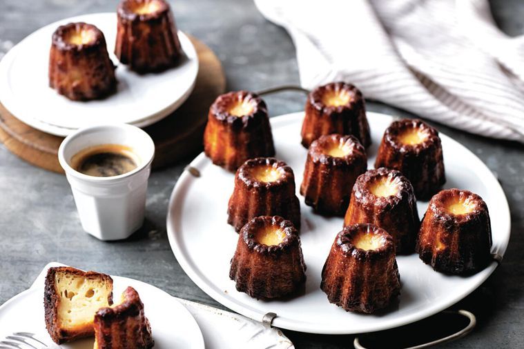 French vanilla and rum pastries